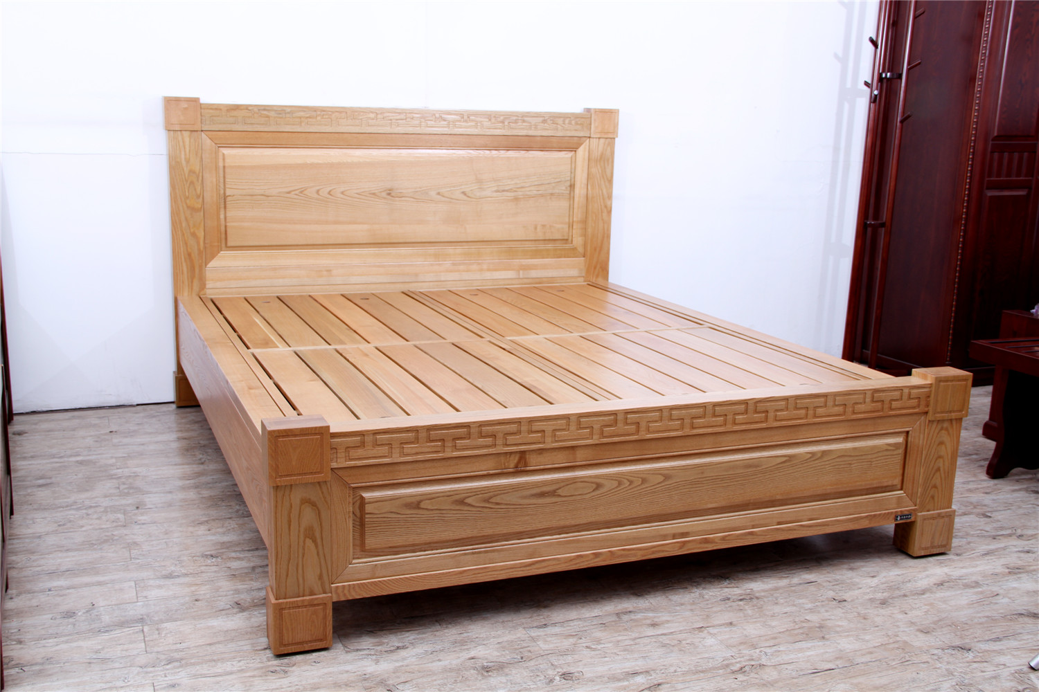 中式实木床，享受自然的味道 - 优尚雅轩家具天猫官方设计效果图 - 每平每屋·设计家